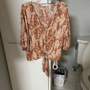 Hawaiian cropped top